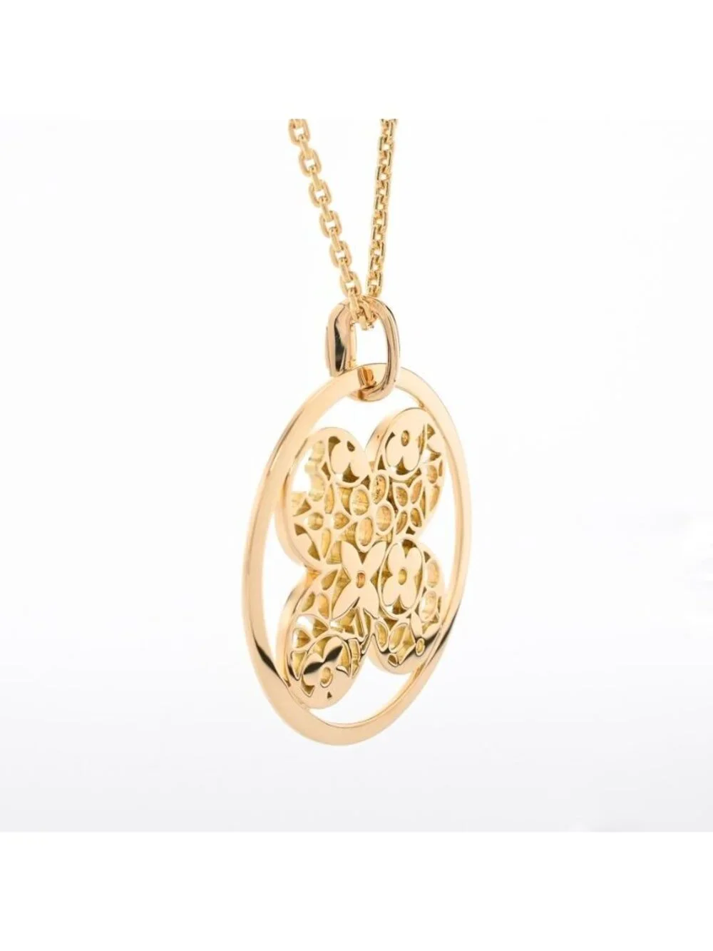 Louis Vuitton Necklace Pendentif Monogram Cashier